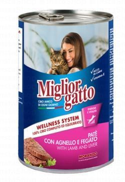 Miglior Gatto Wet Cat Food with Lamb & Liver