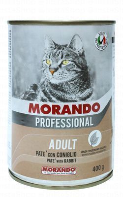 Morando Professional Wet Food with Rabbit for Adult Cats