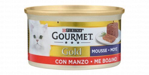Purina Gourmet Gold Wet Cat Food Mousse with Beef