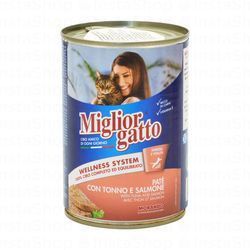 Miglior Gatto Wet Cat Food with Tuna & Salmon