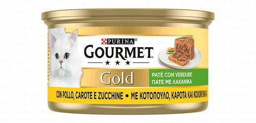 Purina Gourmet Gold Wet Cat Food with Vegetables & Chicken