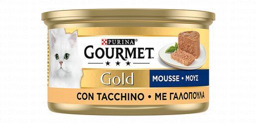Purina Gourmet Gold Wet Food Mousse with Turkey for Adult Cats