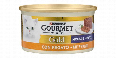 Purina Gourmet Gold Wet Food Mousse with Liver for Adult Cats