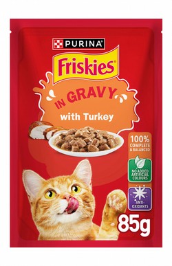 Purina Friskies Wet Cat Food with Turkey in Gravy