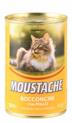 Moustache Wet Cat Food Chunks with Chicken