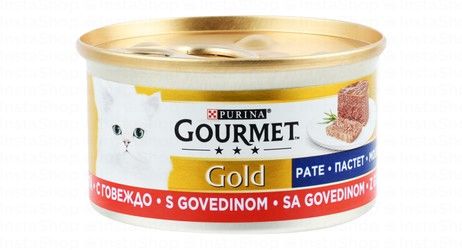 Purina Gourmet Gold Pate with Beef for Adult Cats