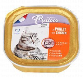 Plaisir Pate with Chicken for Sterilized Adult Cats