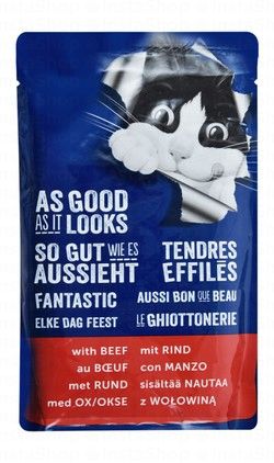 Purina Felix Wet Food with Beef for Adult Cats